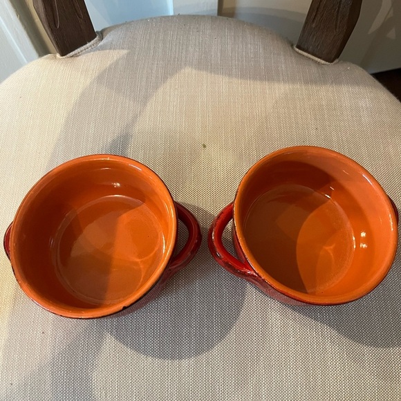 DeSilva Terracotta pottery soup bowls set of 4 made in Italy - Picture 10 of 14